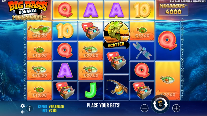 Big Bass Bonanza Megaways slot demo